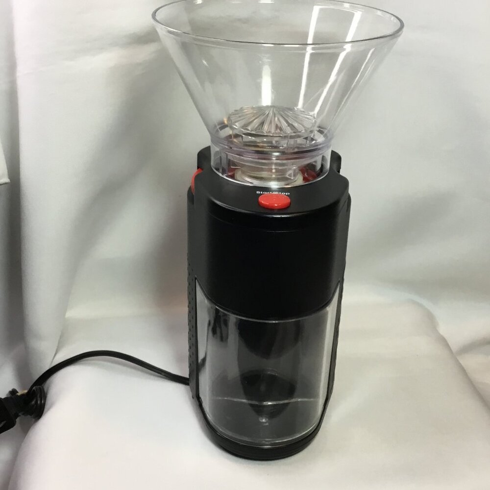 Bodum Bistro Conical Burr Electric Coffee Grinder Black Model 11750